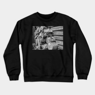 Wood pile Crewneck Sweatshirt